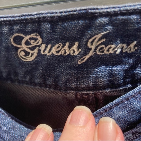 Guess Jeans Mid Rise Straight Leg Boot Leg, Size 34 - Picture 7 of 7